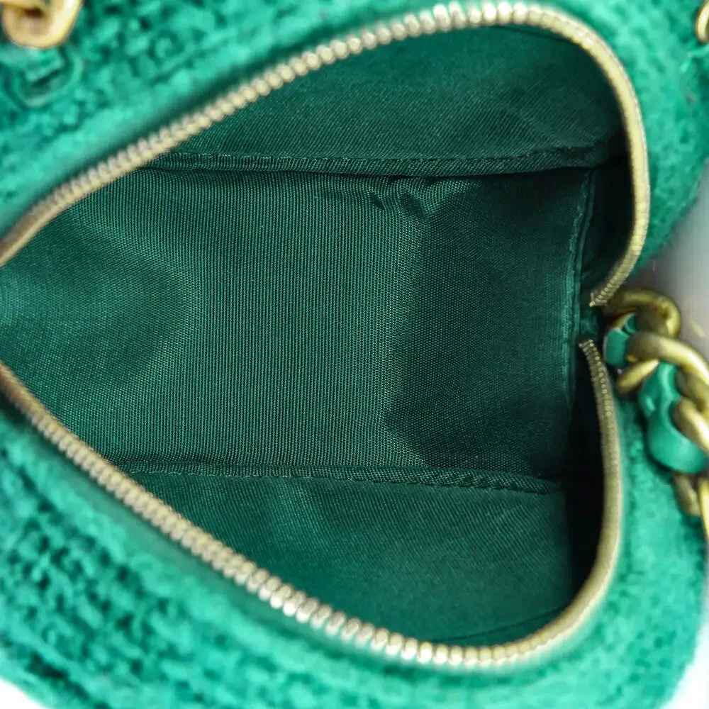 Chanel 19 Round Clutch With Chain And #240512C26B - Picture 6 of 7